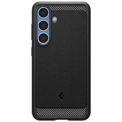 Image de Spigen Rugged Armor TPU Back Cover Noir Samsung Galaxy S25