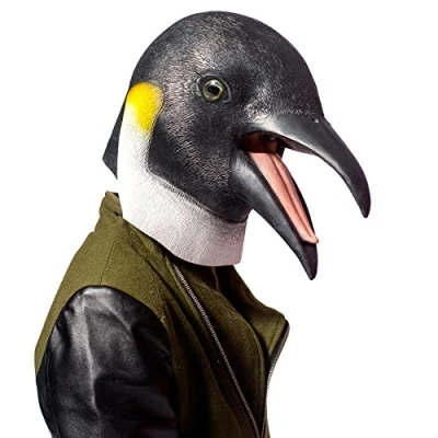 Afbeelding van PartyCostume Deluxe Innovatief Allerheiligen Kostuum Botanische Reünie Animalia Hoofd Pinguïn Masker