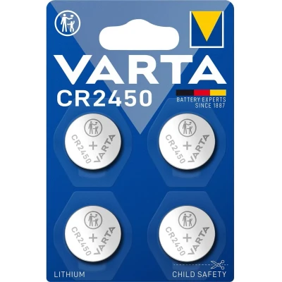 Afbeelding van VARTA Knoopcel CR2450 3 V 4 stuk(s) LITHIUM Coin Blister