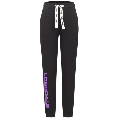 Afbeelding van Lonsdale Fillyside Trainingsbroek, Dames, Maat: Small, Black purple white