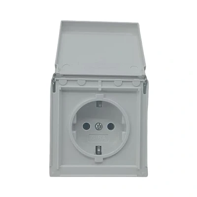 Afbeelding van Gira TX_44 wandcontactdoos randaarde 16A 250V zuiver wit met