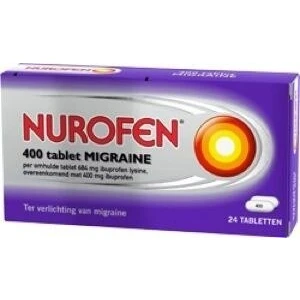 Afbeelding van Nurofen Migraine Tablet Omhuld 400mg