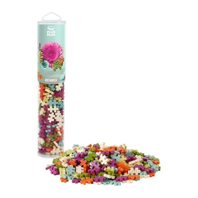 Afbeelding van Plus 4329 Geniaal bouwspeelgoed, kleurenmix, botanisch, creatieve bouwstenen voor kinderen vanaf 5 jaar, 240 stuks