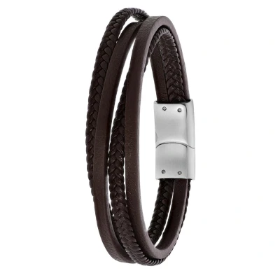 Afbeelding van Lucardi Armband silvercoloured, Heren, Maat: 19cm, Silver/coloured
