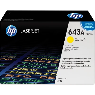 Afbeelding van HP 643A (Q5952A) geel LaserJet Tonercartridge (893)