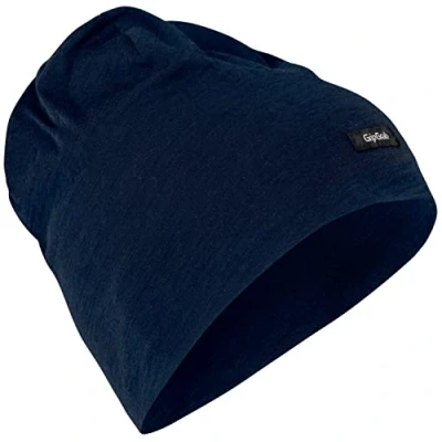 Afbeelding van GripGrab Merino Blend Lichtgewicht Fietsmuts Winter Wielersport Beanie Navy Blauw Unisex Maat S