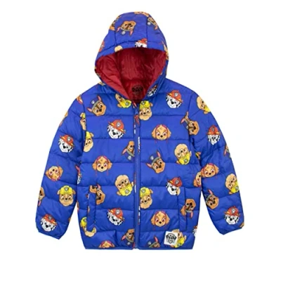 Afbeelding van Paw Patrol Jongens Jas Chase Rubble, Blauw, 116
