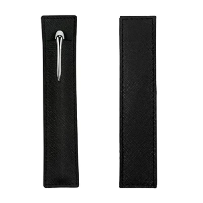 Afbeelding van Lederen etui voor vulpen, zachte beschermhoes pen, balpen, potloden, 2 stuks., Modern