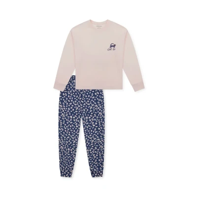 Afbeelding van Schiesser SET Pyjama, Dames, Maat: 140, Champagner