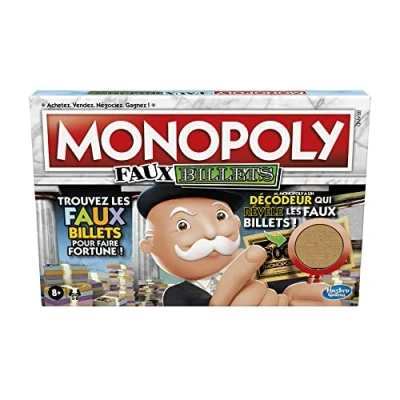Image de Jeu classique Hasbro Gaming Monopoly Faux Billets