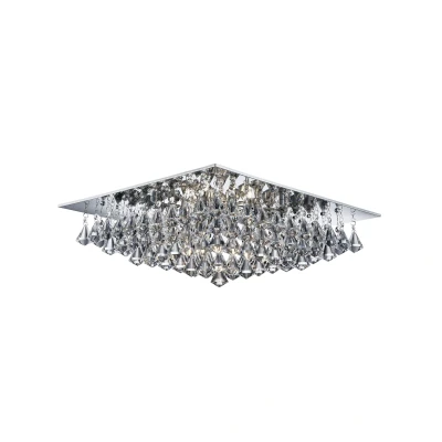 Afbeelding van Searchlight Hanna Plafondverlichting 55 X 22 Cm Chroom