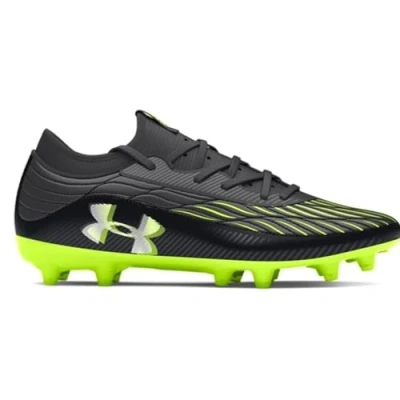 Afbeelding van Under Armour Magnetico Select 4 FG Voetbalschoenen met kunststof noppen, Heren, Maat: 42.5, Black/anthracite/white Kunststof/ textiel