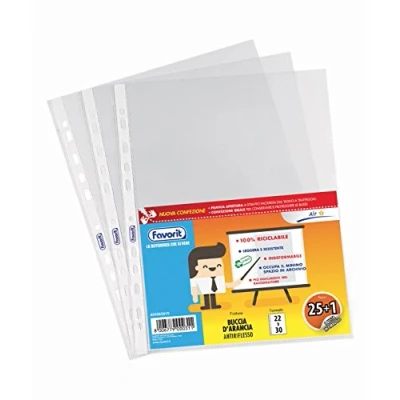 Afbeelding van Favorit 400065615 sheet protector 220 x 300 mm Polypropyleen (PP) 26 stuk(s)
