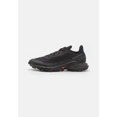 Afbeelding van Salomon Alphacross 5 Trail hardloopschoenen, Heren, Maat: 41 1/3, Black/ebony Textiel/ synthetisch