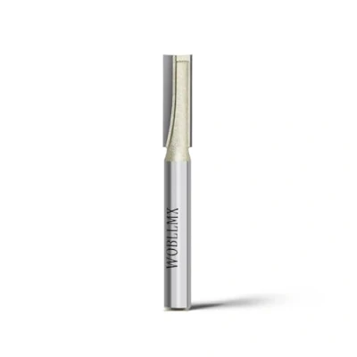 Afbeelding van WOBLLMX 6 mm schacht vloerreinigingsfrees, diameter 8 mm, werklengte 20 duurzaam en scherp wolfraamcarbide lemmet voor houtbewerkingsgereedschap