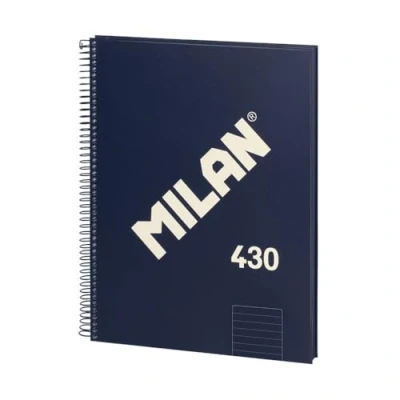 Afbeelding van Notitieboekje Milan 430 Blauw A4 80 Lakens (3 Stuks)