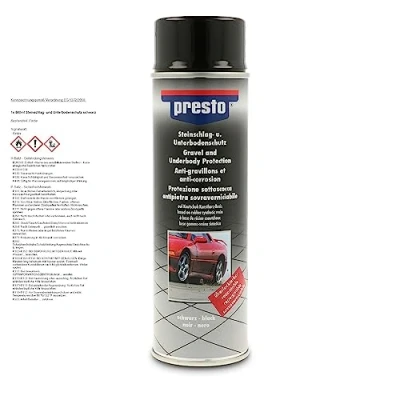 Afbeelding van Presto Bodembescherming Anti Steenslag Coating Zwart 500 ml