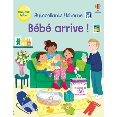 Image de Bébé arrive ! Autocollants Usborne Dès 3 ans