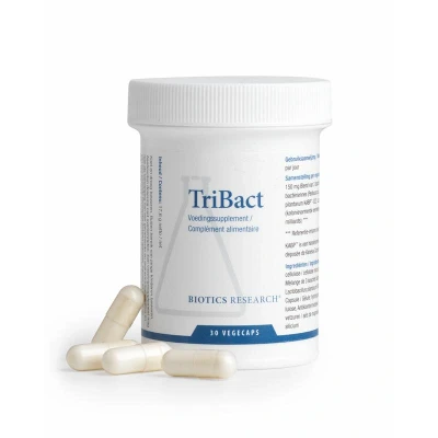 Afbeelding van Biotics TriBact Capsules 30CP