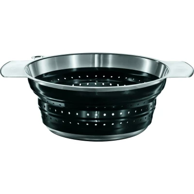 Afbeelding van Rösle Keuken Vergiet Opvouwbaar 3,4 liter Black / Stainless Steel