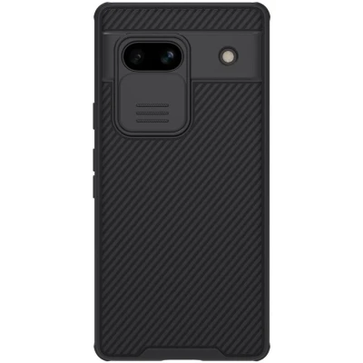 Afbeelding van Nillkin CamShield Hoesje voor de Google Pixel 7a Back Cover met Camera Slider Zwart