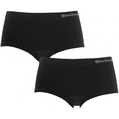 Afbeelding van Bamboo Basics Sophie Slip naadloos 2/pack Zwart Oeko Tex