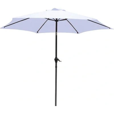 Afbeelding van Parasol Luxe 6 ribs 300cm wit
