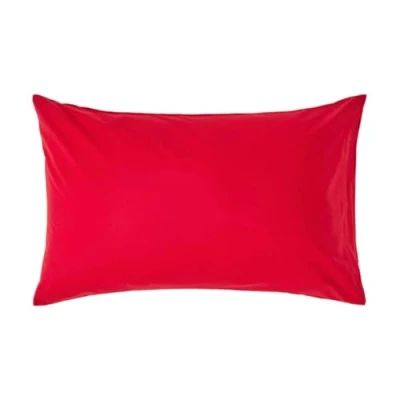 Afbeelding van Homescapes kussensloop 48 x 74 cm Rood, 100% Egyptisch katoen, draaddichtheid 200