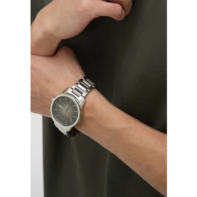 Afbeelding van Armani Exchange Banks Horloge silvercoloured, Heren, Maat: One Size, Silver coloured