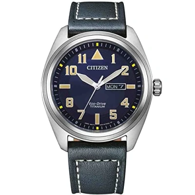 Afbeelding van Citizen BM8560 45L Horloge Leer Blauw Ø 42 mm