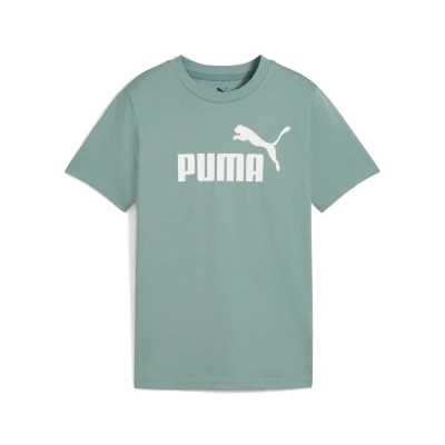 Afbeelding van ESS No. 1 logo T shirt voor Heren, Groen, Maat 13 14Y PUMA
