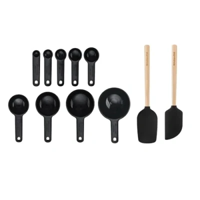 Afbeelding van KitchenAid 11 delige bakset zwarte onyx