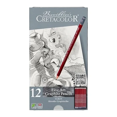 Afbeelding van CRETACOLOR 160 52 Fine Art grafietpotloden, 12 stuks