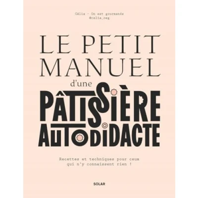 Afbeelding van LE PETIT MANUEL D&#039;UNE PATISSIERE AUTODIDACTE RECETTES ET TEC