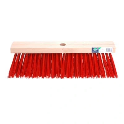 Afbeelding van Bezem FSC kunstvezel rood 35 cm