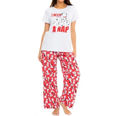 Afbeelding van Disney De 101 Dalmatiërs pyjamaset voor dames, Rood
