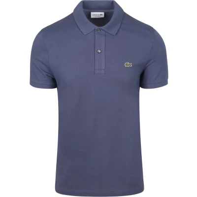 Afbeelding van Lacoste PH401200 Poloshirt, Heren, Maat: Medium, Bleu violet i m