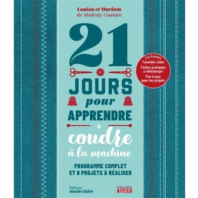 Image de 21 jours pour apprendre à coudre la machine