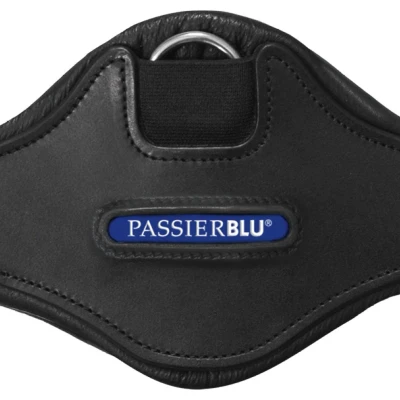 Afbeelding van Passier Singel Wave Leder Zwart 55cm
