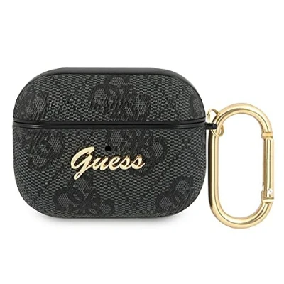 Afbeelding van Guess Airpods Pro 1 (1e generatie) Case Grijs TPU 4G Pattern