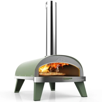 Afbeelding van ZiiPa Pizza Oven Piana Houtgestookt met Thermometer Eucalyptus voor ø 30 cm pizza&#039;s