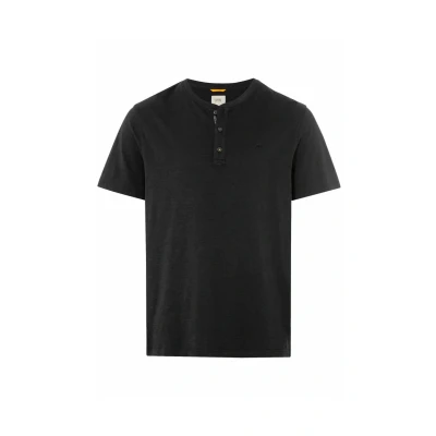 Afbeelding van camel active Henley Kurzarm Tshirt basic, Heren, Maat: XXL, Asphalt