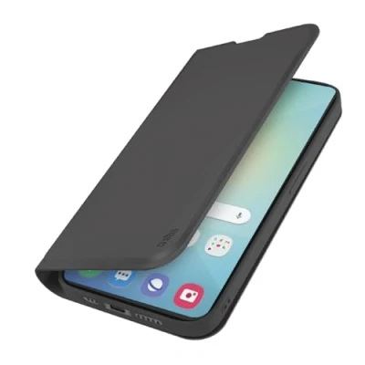 Image de Etui Wallet Smooth Samsung S25, noir