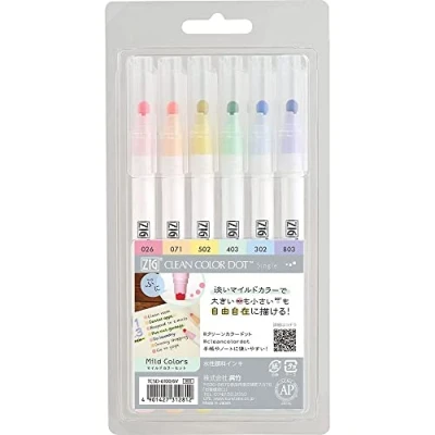 Afbeelding van ZIG Clean Color Dot Pastel 61006V