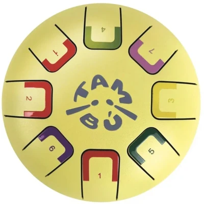 Afbeelding van Tambu tongtrommel mellow yellow Ø15 cm