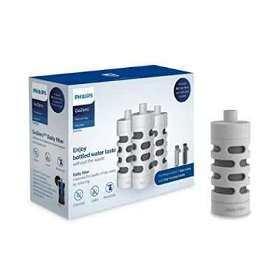 Afbeelding van PHILIPS Water GoZero Daily filterpatronen, wit, één maat, 3 stuks