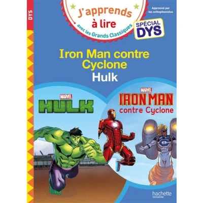 Image de Disney Marvel Hulk / Iron Man contre Cyclone Spécial DYS (dyslexie)