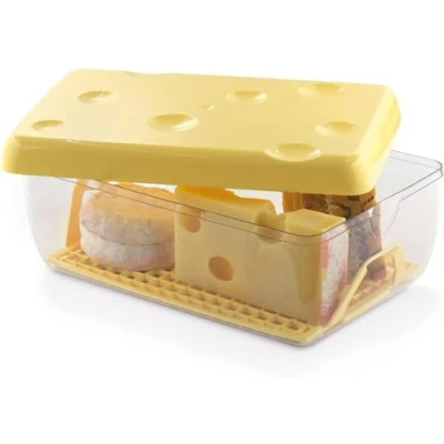 Afbeelding van Snips 021396 Rechthoekig Doos 3l Transparant, Geel 1stuk(s) Voorraaddoos