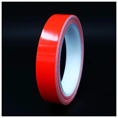 Afbeelding van Decoratieve plakstrips voor auto, motorfiets, boot, modelbouw, vele kleuren, lengte 10 m (neonrood, mm)