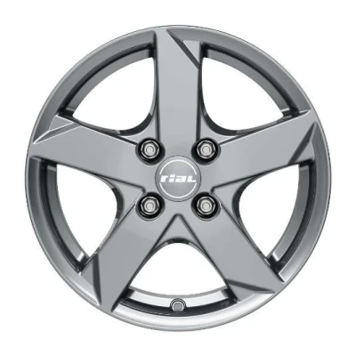 Afbeelding van RIAL 4 gat 14duim 100mm lichtmetalen Velg Kodiak grafiet KK55435V32 7